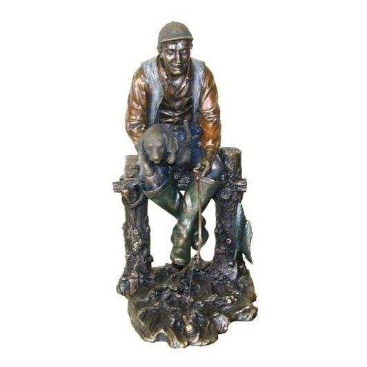 Balık Tutan Adam ve Köpeği - Veronese Design