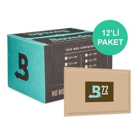 Boveda 72 60gr Puro Kutusu Nemlendirici 12'li Paket