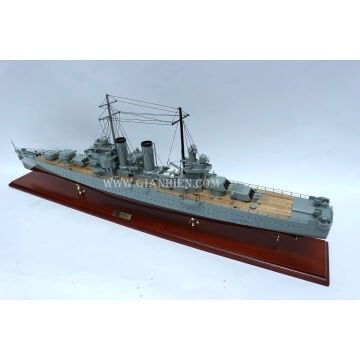 USS Phoenix Dekoratif Kruvazör Gemi Modeli (100 cm)