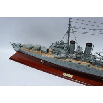 USS Phoenix Dekoratif Kruvazör Gemi Modeli (100 cm)
