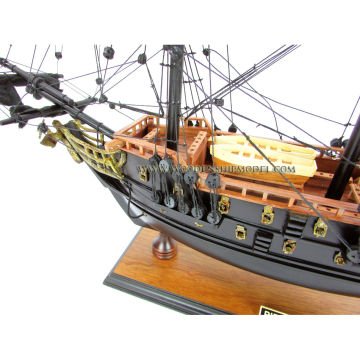 Black Pearl Dekoratif Ahşap Yelkenli Gemi Modeli (40 cm)
