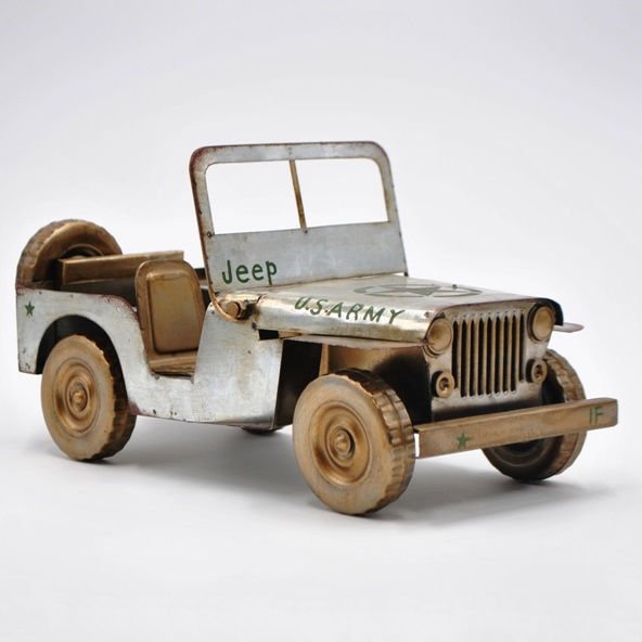 Nostaljik Metal Askeri Jip Modeli - Jayland