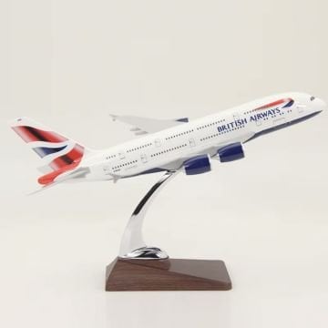 1/200 Airbus A380 ''British Airways'' Hazır Model Uçak Maketi (36 cm)