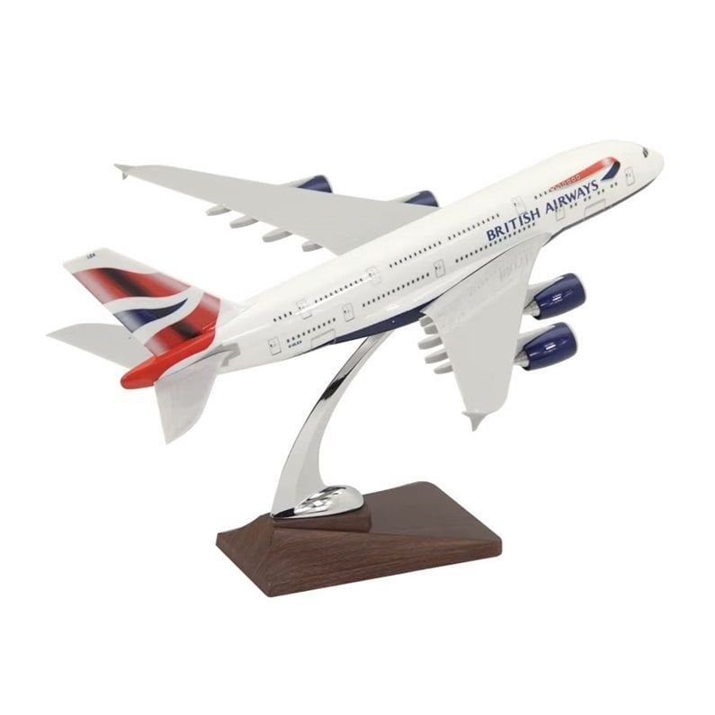 1/200 Airbus A380 ''British Airways'' Hazır Model Uçak Maketi (36 cm)