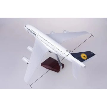 1/160 Airbus A380 ''Lufthansa'' Hazır Model Uçak Maketi (45 cm)