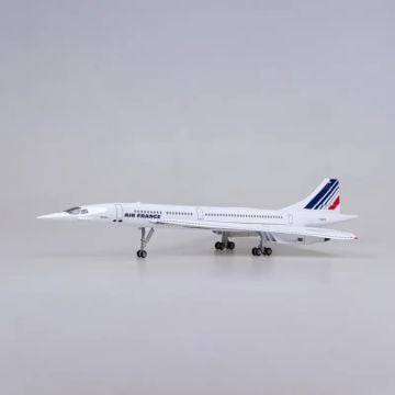 1/125 Concorde ''Air France'' Hazır Model Uçak Maketi (50 cm)