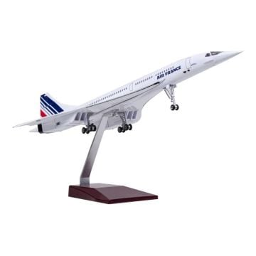 1/125 Concorde ''Air France'' Hazır Model Uçak Maketi (50 cm)