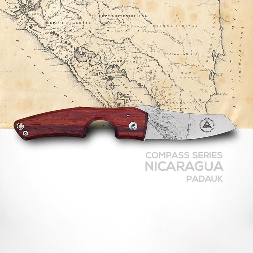 Les Fines Lames Le Petit Puro Kesici - Compass Nicaragua Padauk