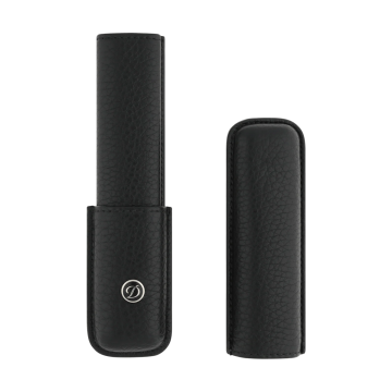 S.T. Dupont Grained Leather Tekli Kalem Kılıfı Siyah 7127