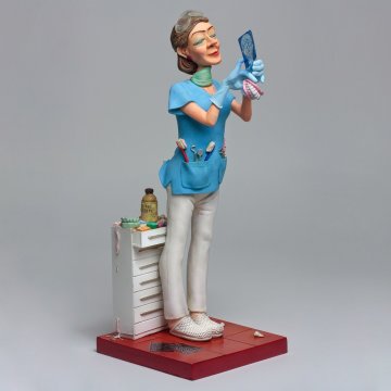 Kadın Diş Hekimi Biblo | 22 cm - Forchino