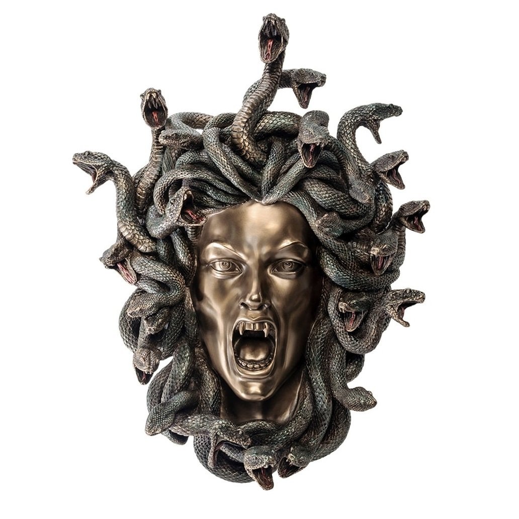 Dişi Canavar Medusa Duvar Biblosu - Veronese Design