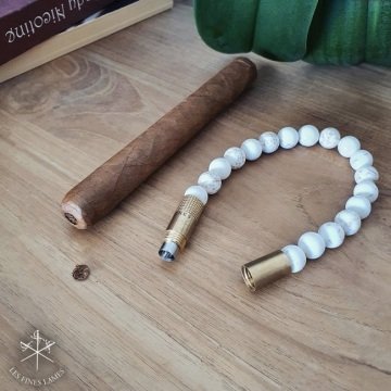 Les Fines Lames Punch Bileklik - Brass Magnezit Large