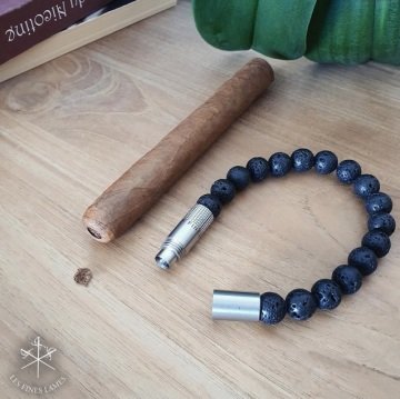 Les Fines Lames Punch Bileklik - Steel Lav Large