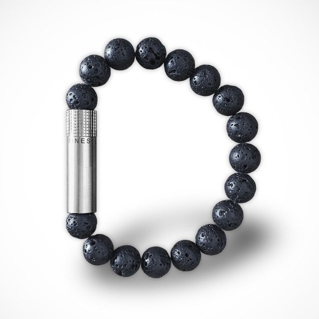 Les Fines Lames Punch Bileklik - Steel Lav Large