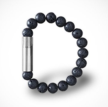 Les Fines Lames Punch Bileklik - Steel Lav Large