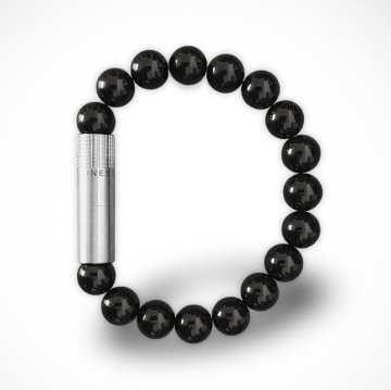 Les Fines Lames Punch Bileklik - Steel Onyx