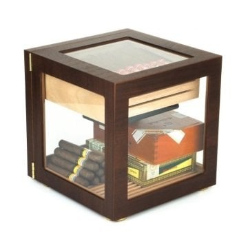 Adorini Cube Deluxe Puro Kutusu Humidor - Ceviz