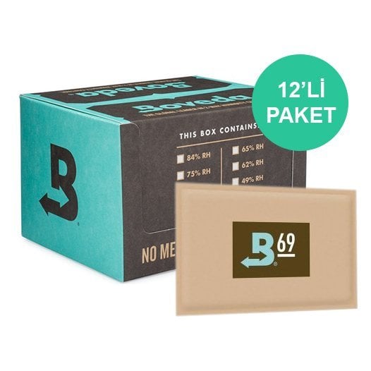 Boveda 69 60gr Puro Kutusu Nemlendirici 12'li Paket