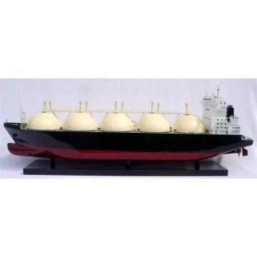 Dekoratif LNG Tanker Gemi Modeli (100 cm)