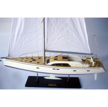 Nautor Swan 105 Dekoratif Yelkenli Tekne Modeli (80 cm)