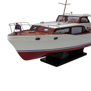 Chris Craft Cabin Cruiser Dekoratif Tekne Modeli (90 cm)