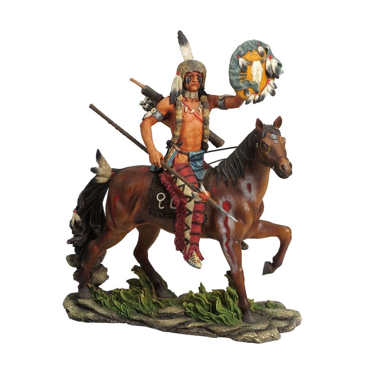 Atlı Kızılderili Biblo - Veronese Design