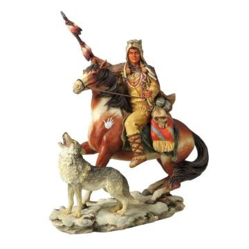 Atlı Kızılderili Biblo - Veronese Design