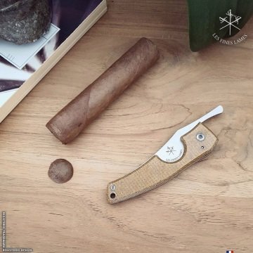Les Fines Lames Le Petit Puro Kesici - Micarta Karamel