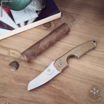 Les Fines Lames Le Petit Puro Kesici - Micarta Karamel