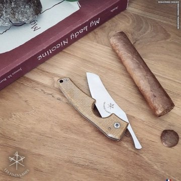 Les Fines Lames Le Petit Puro Kesici - Micarta Karamel
