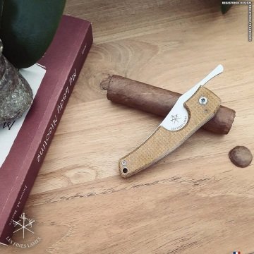 Les Fines Lames Le Petit Puro Kesici - Micarta Karamel