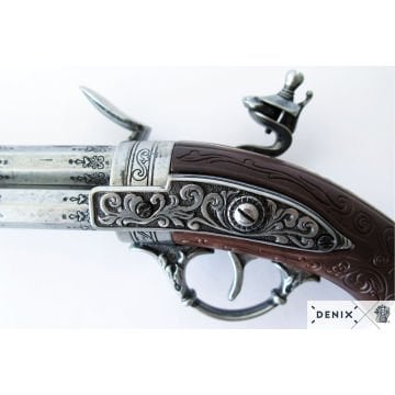 18. Yüzyıl 3 Namlulu Fransız Silahı - Denix