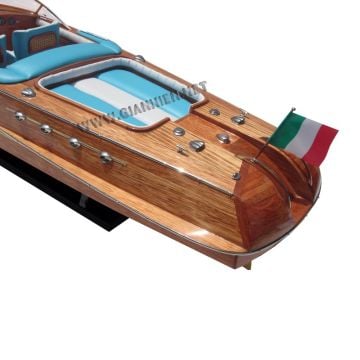 Riva Aquarama Dekoratif Ahşap Sürat Teknesi Modeli (90 cm)