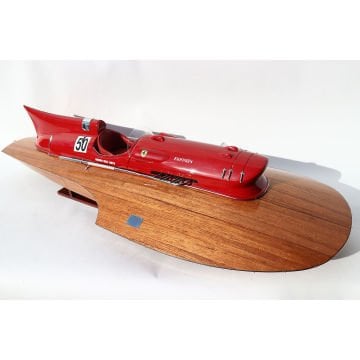 1954 Ferrari Hydroplane Dekoratif Yarış Teknesi Modeli (90 cm)