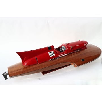 1954 Ferrari Hydroplane Dekoratif Yarış Teknesi Modeli (90 cm)