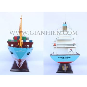 Maersk Alabama Dekoratif Konteyner Gemisi Modeli (92 cm)