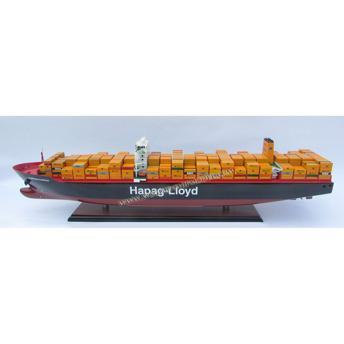 Hapag-Lloyd Dekoratif Konteyner Gemisi Modeli (93 cm)