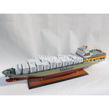 Matson Lurline Dekoratif Konteyner Gemisi Modeli (100 cm)
