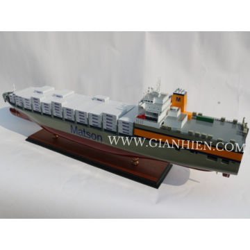 Matson Lurline Dekoratif Konteyner Gemisi Modeli (100 cm)