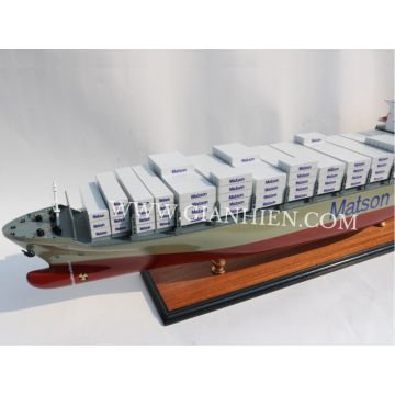 Matson Lurline Dekoratif Konteyner Gemisi Modeli (100 cm)