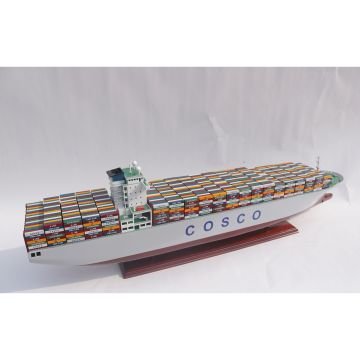 Cosco Europe Dekoratif Konteyner Gemisi Modeli (100 cm)