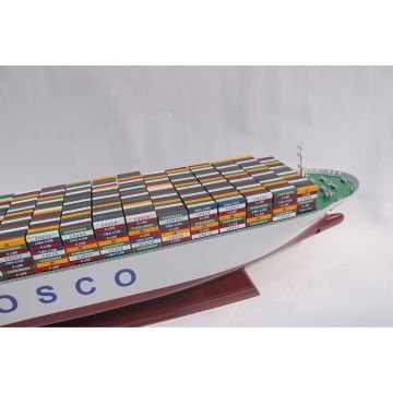Cosco Europe Dekoratif Konteyner Gemisi Modeli (100 cm)