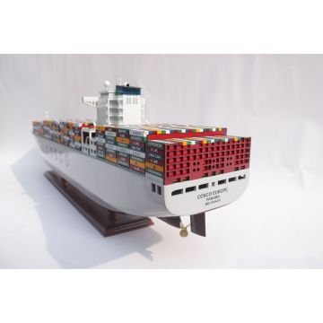Cosco Europe Dekoratif Konteyner Gemisi Modeli (100 cm)
