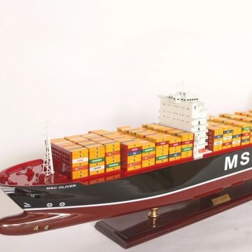 MSC Oliver Dekoratif Konteyner Gemisi Modeli (103 cm)