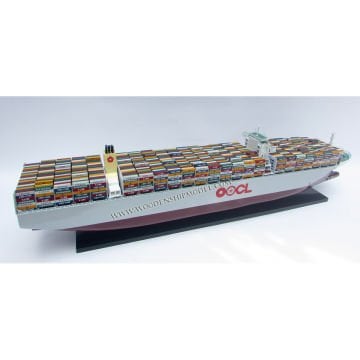 OOCL Germany Dekoratif Konteyner Gemisi Modeli (100 cm)