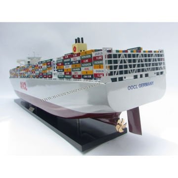 OOCL Germany Dekoratif Konteyner Gemisi Modeli (100 cm)