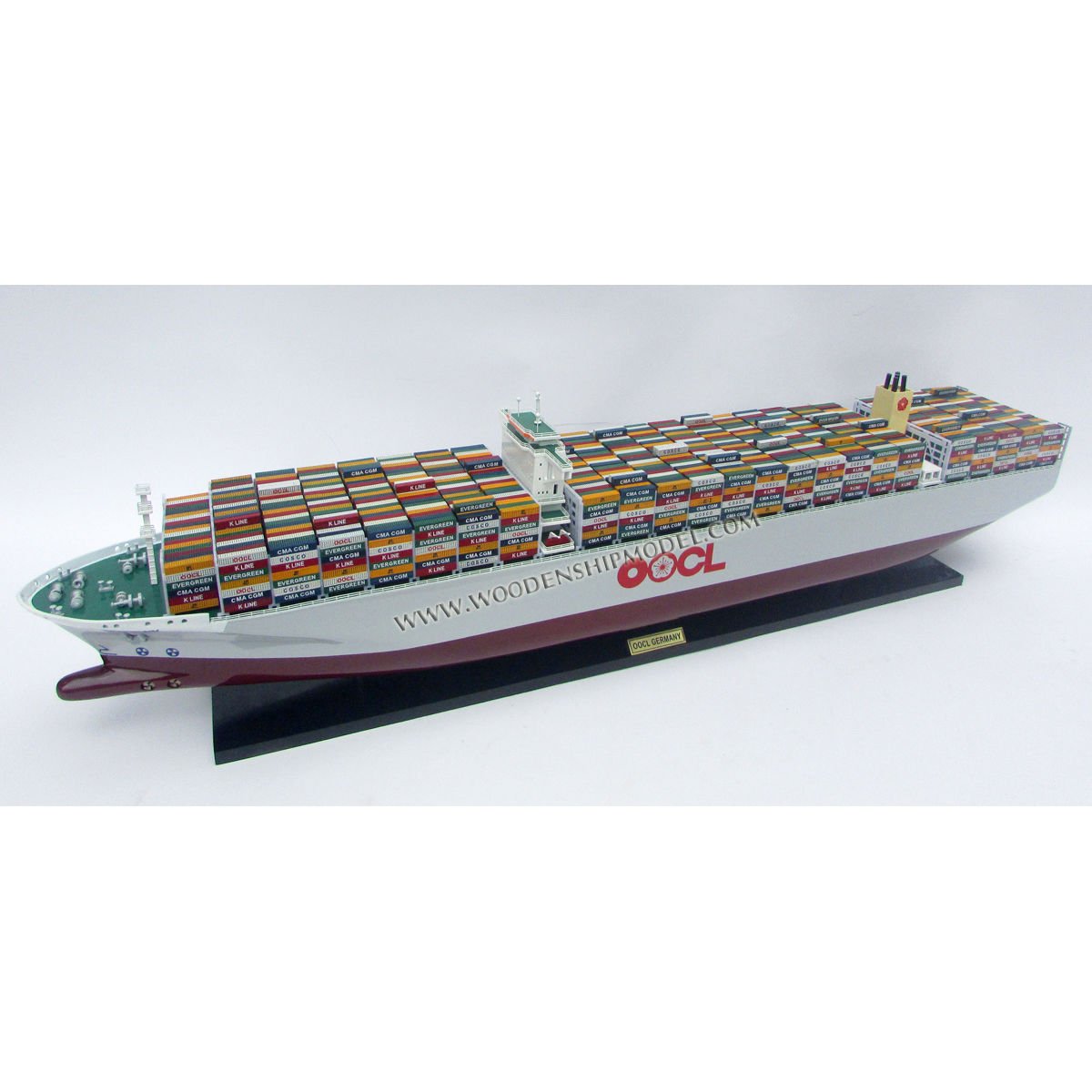 OOCL Germany Dekoratif Konteyner Gemisi Modeli (100 cm)