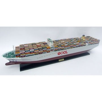 OOCL Germany Dekoratif Konteyner Gemisi Modeli (100 cm)