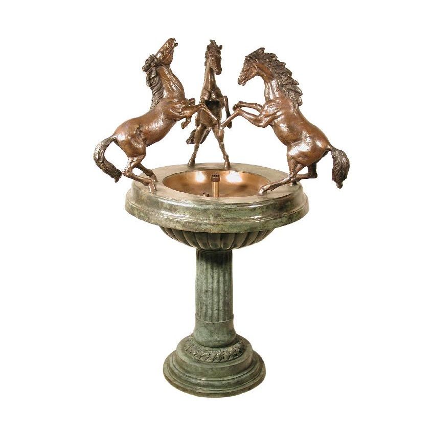 At Figürlü Bronz Bahçe Çeşmesi | 132 cm - Thaibronze