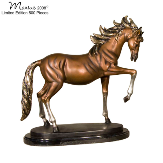 Bronz At Heykeli | Sağ 46 cm - Thaibronze